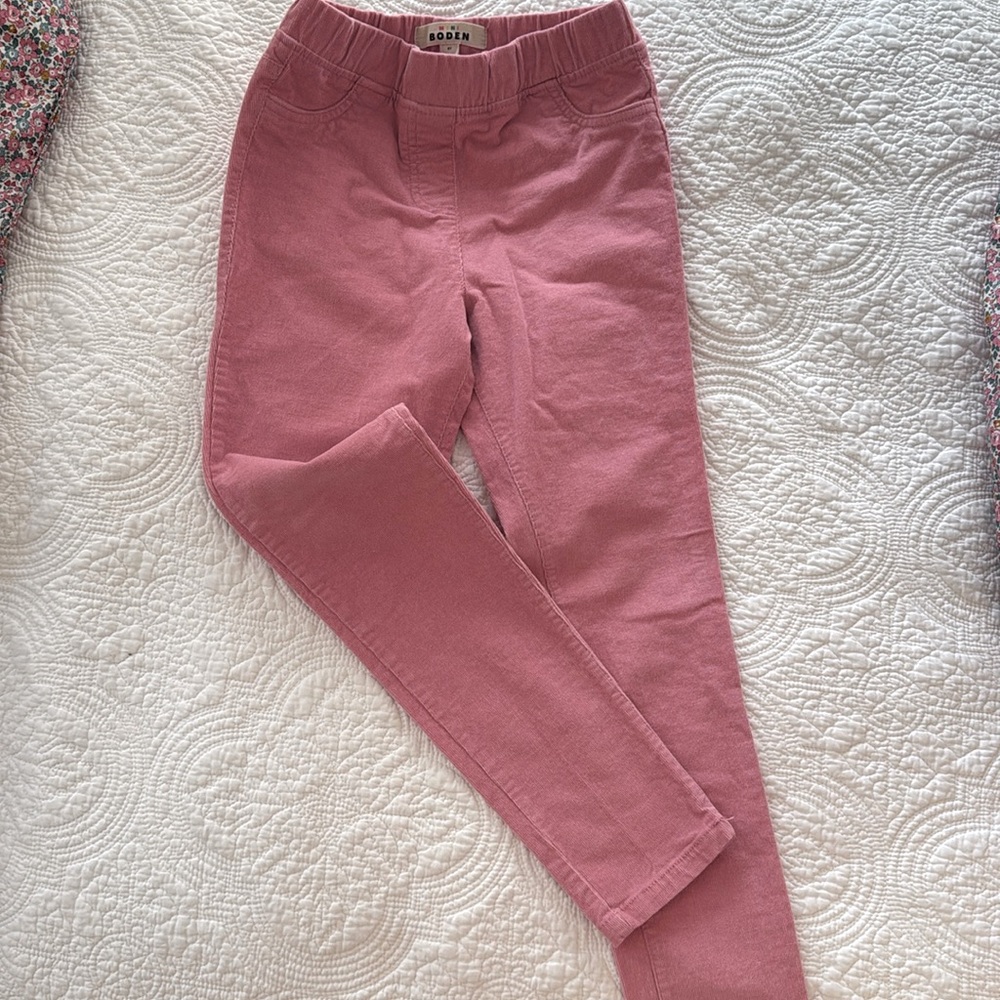Mini Boden Girls Corduroy Leggings Size 9